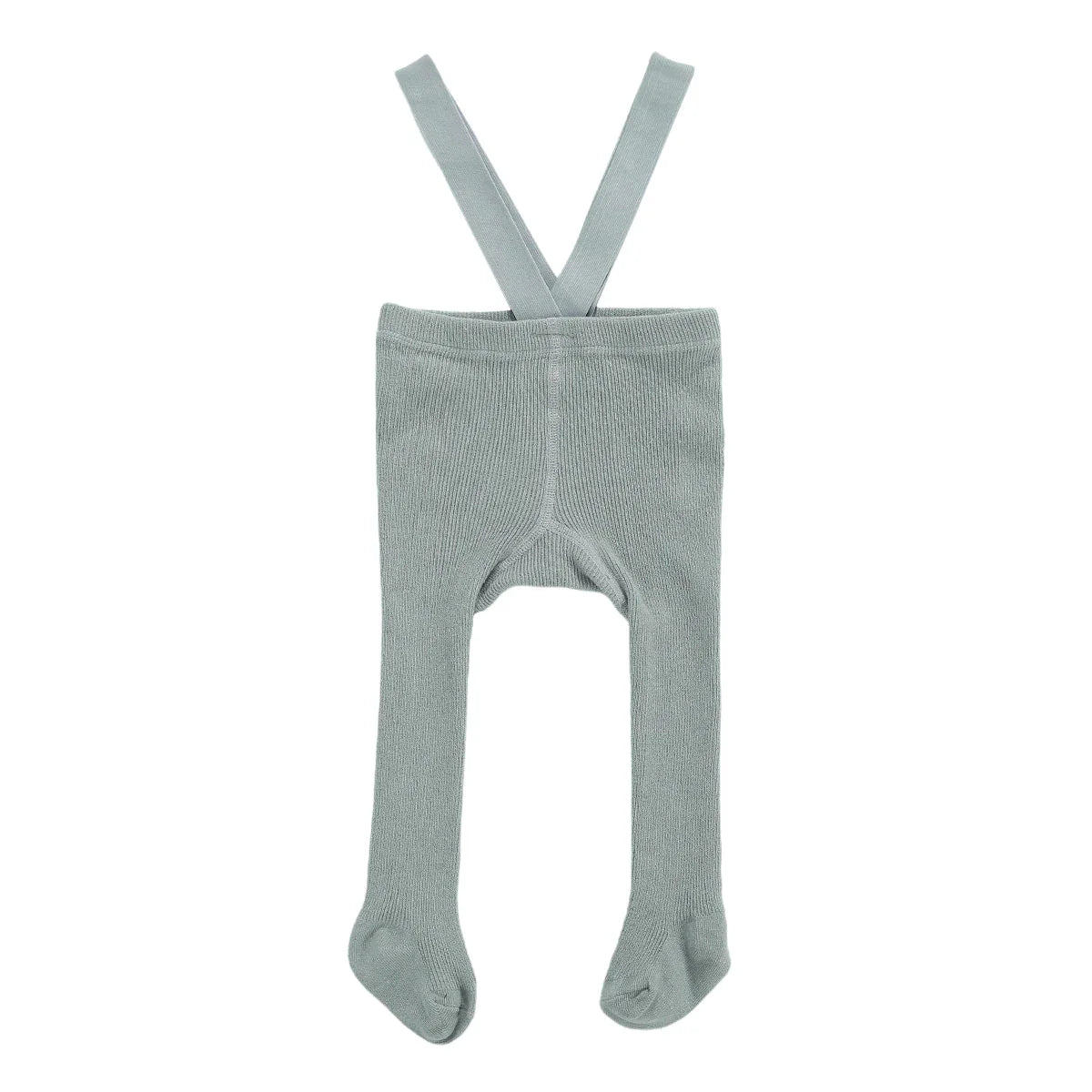 Baby Cotton Suspender Pantyhose - Cute Solid Color Overall Leggings