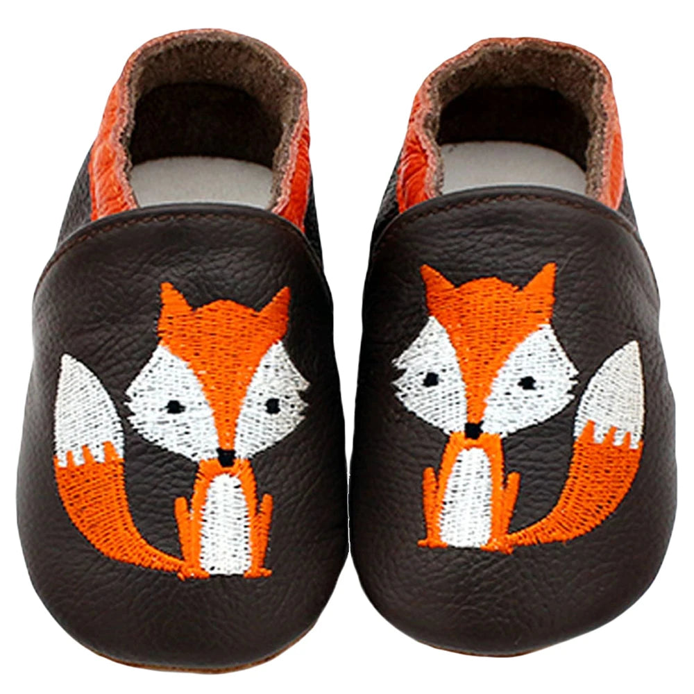 Genuine Leather Soft Sole Baby Shoes: Newborn Moccasins Slippers