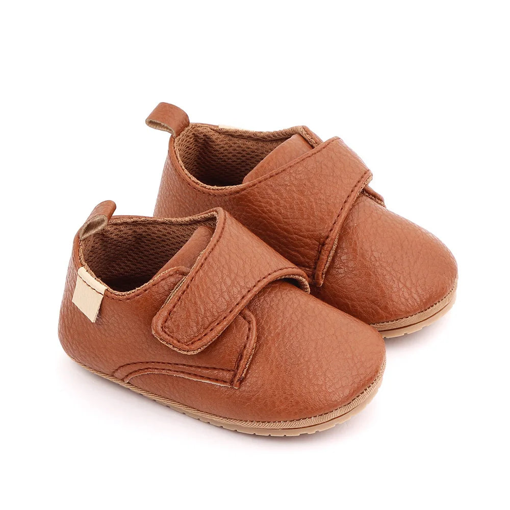 Classic Leather Baby Shoes - Stylish and Anti-Slip Shoes!