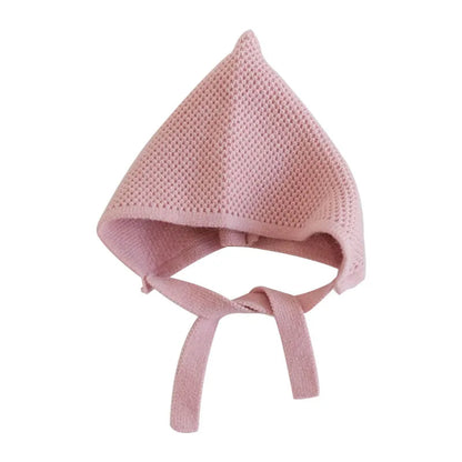 Kids Knit Wool Hat: Warm Solid Color Cap