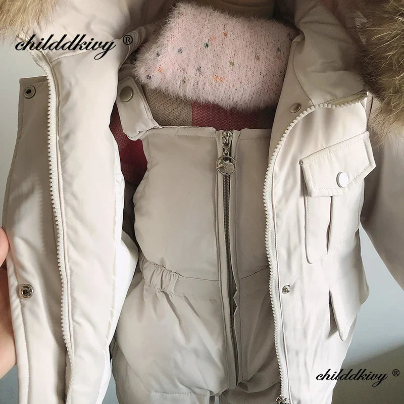 Children's Winter Set: Down Jacket + Jumpsuit