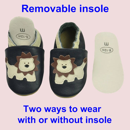 Genuine Leather Soft Sole Baby Shoes: Newborn Moccasins Slippers