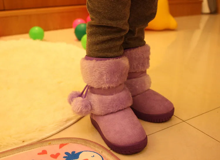 Girls Snow Boots - Winter Comfort for Little Princesses