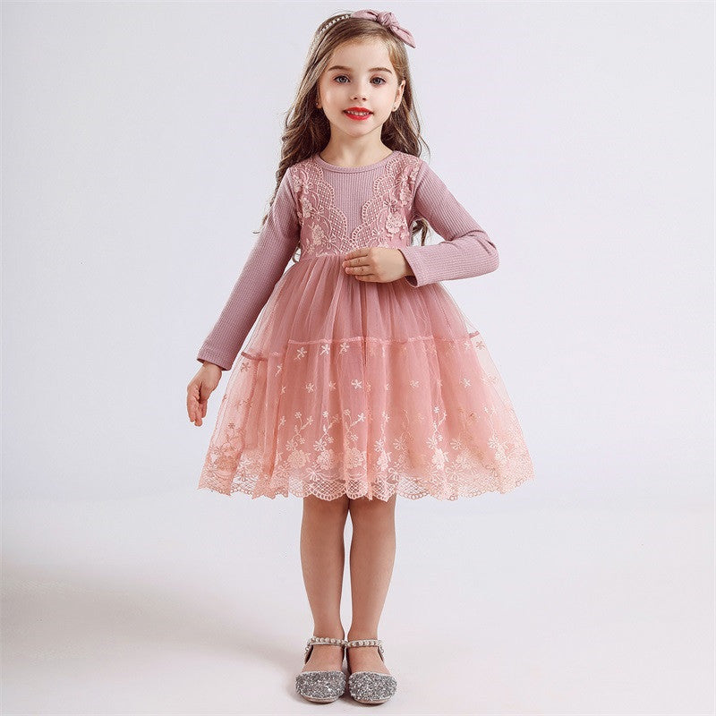 Lace Style Chiffon Dress - 1LoveBaby