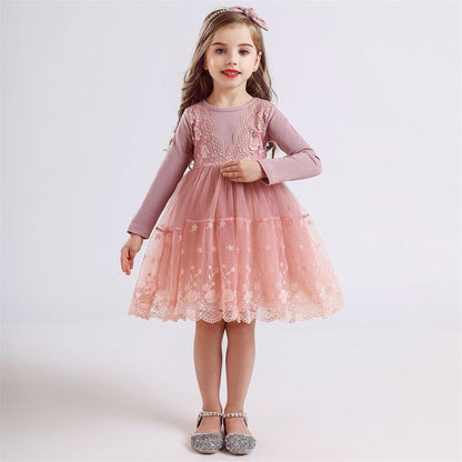 Lace Style Chiffon Dress - 1LoveBaby