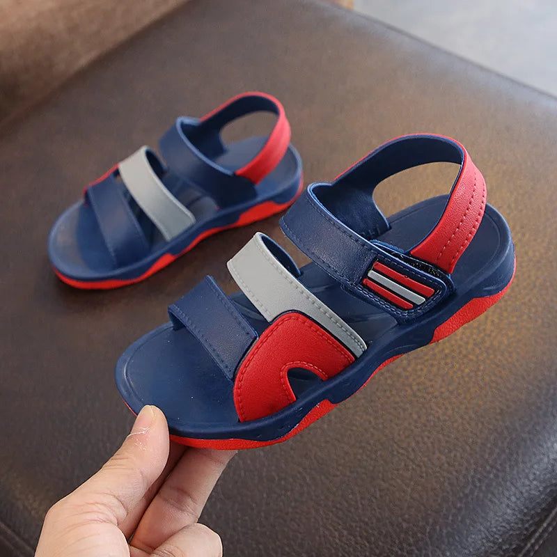 New Summer Boys' Casual Sandals: Soft, Non-slip, and Fashionable