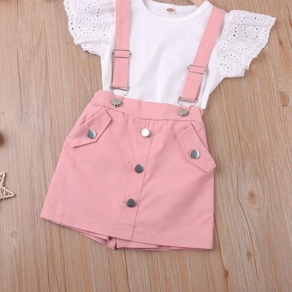 Princess Fashion Shorts Set for Girls