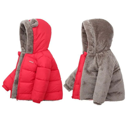 Thicken Hooded Jacket for Babies (2-6 Years)