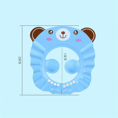 Baby Shower Cap for Kids with Ear Protection