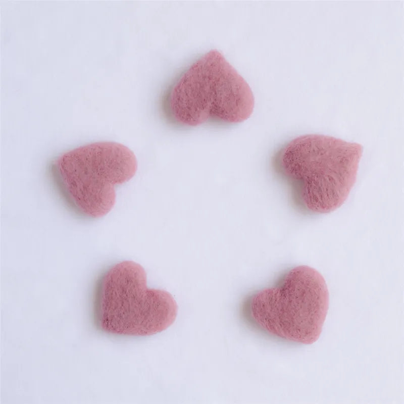 Newborn Photography Props: Love Heart Accessories (5pcs/Pack)