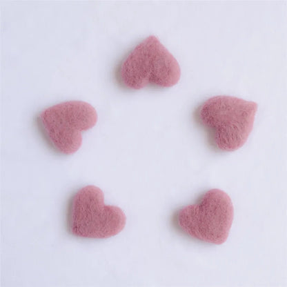 Newborn Photography Props: Love Heart Accessories (5pcs/Pack)