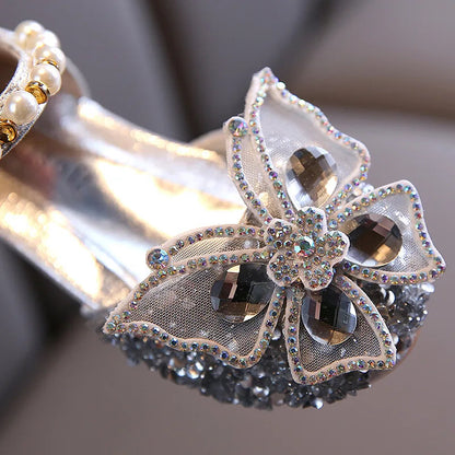 Lace Bow Princess Shoes - Girls' Party Wedding Shoes
