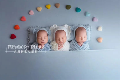 Newborn Photography Props: Love Heart Accessories (5pcs/Pack)