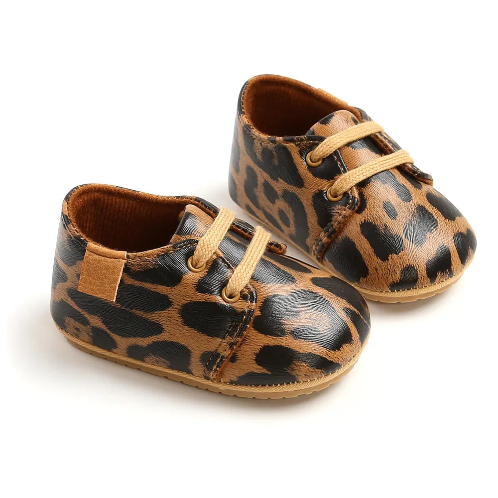 New Retro Leather Baby Shoes - Multicolor Toddler Moccasins
