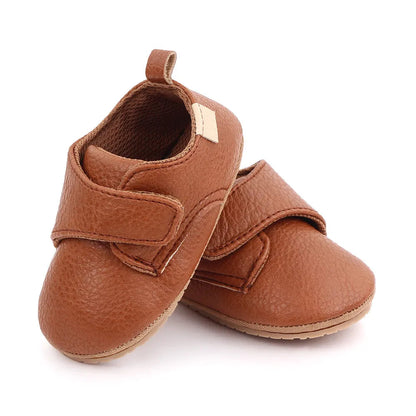 Classic Leather Baby Shoes - Stylish and Anti-Slip Shoes!