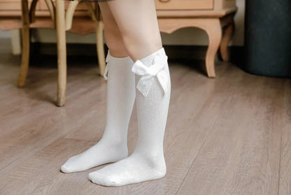 Bow Knee High Socks for Baby Girls