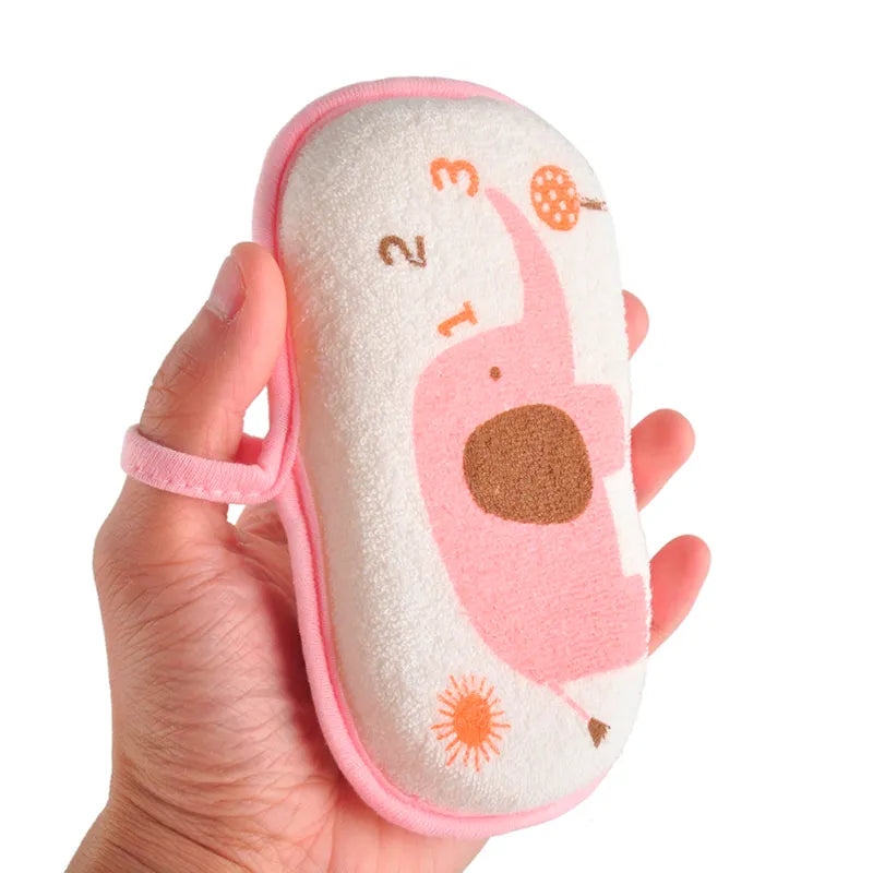 Cute Cartoon Elephant Bath Sponge for Kids