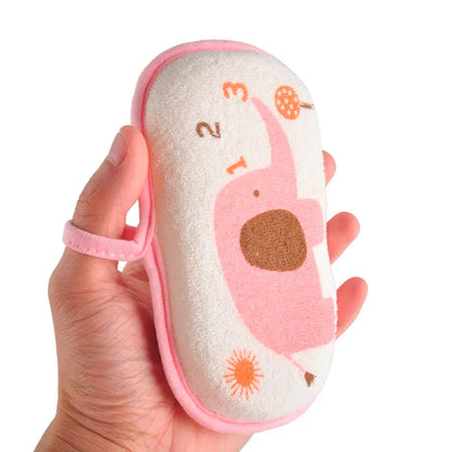 Cute Cartoon Elephant Bath Sponge for Kids