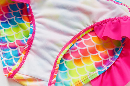 High-Quality Ruffle Toddler Girls' Bikini Set