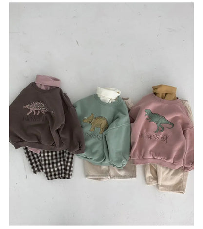 Fleece Kids Hoodie: Autumn Comfort