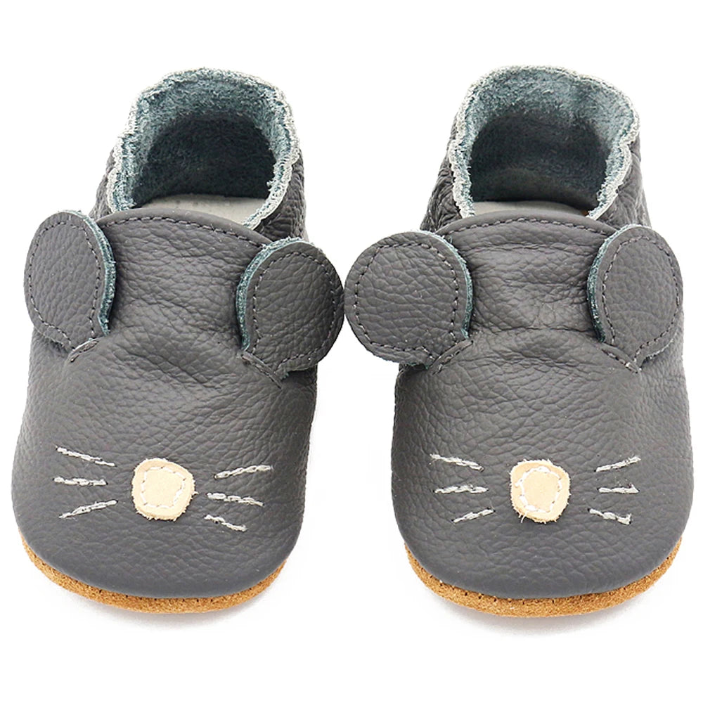 Genuine Leather Soft Sole Baby Shoes: Newborn Moccasins Slippers