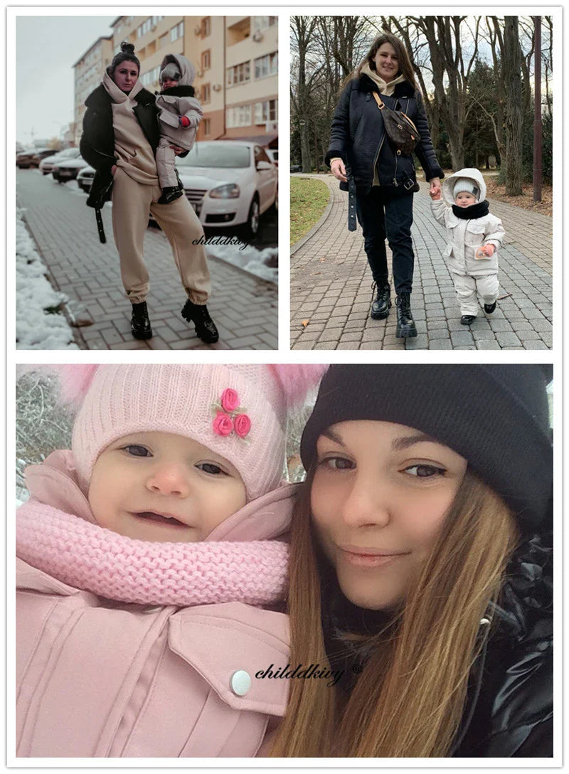 Children's Winter Set: Down Jacket + Jumpsuit