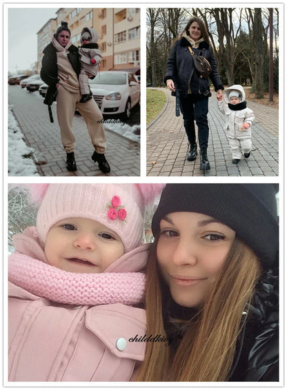 Children's Winter Set: Down Jacket + Jumpsuit
