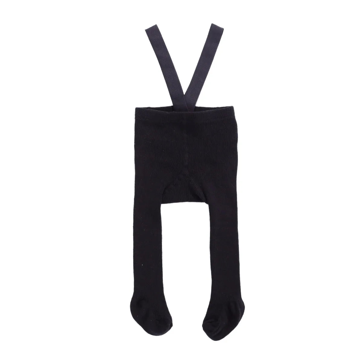 Baby Cotton Suspender Pantyhose - Cute Solid Color Overall Leggings