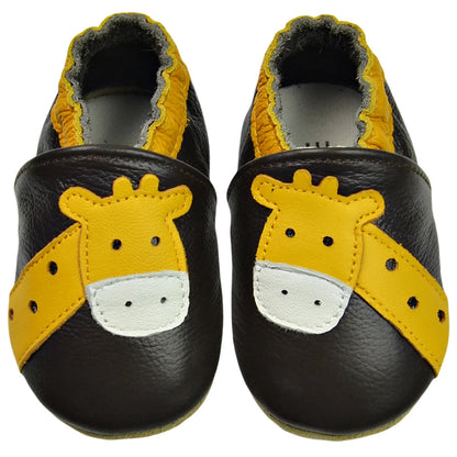 Genuine Leather Soft Sole Baby Shoes: Newborn Moccasins Slippers