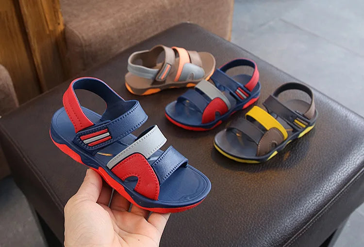 New Summer Boys' Casual Sandals: Soft, Non-slip, and Fashionable