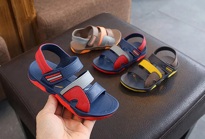 New Summer Boys' Casual Sandals: Soft, Non-slip, and Fashionable