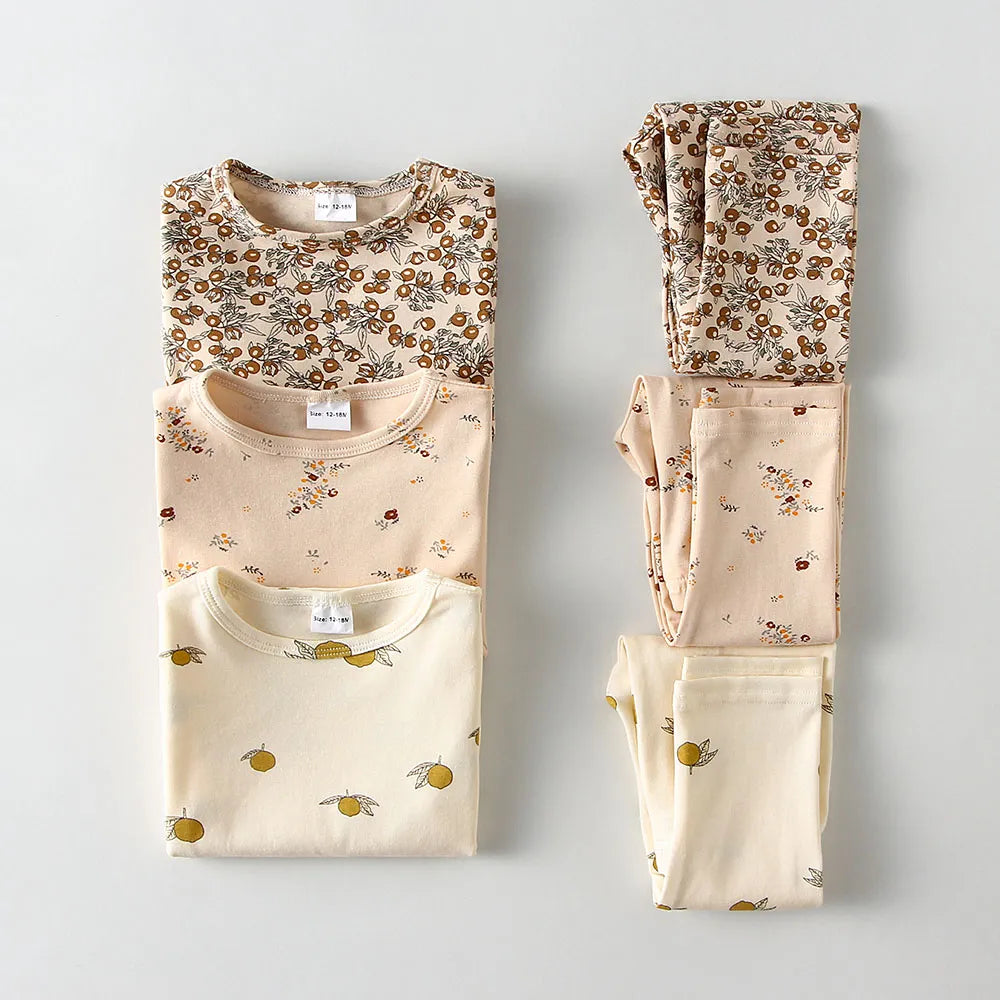 Children's Spring Pajama Set - Long Sleeve Sleepwear