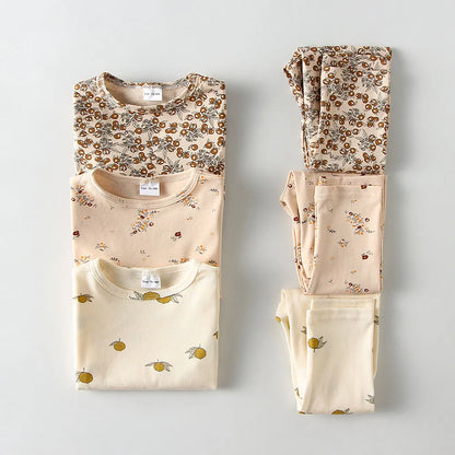 Children's Spring Pajama Set - Long Sleeve Sleepwear