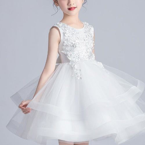 Floral Embroidered Princess Cocktail Dress