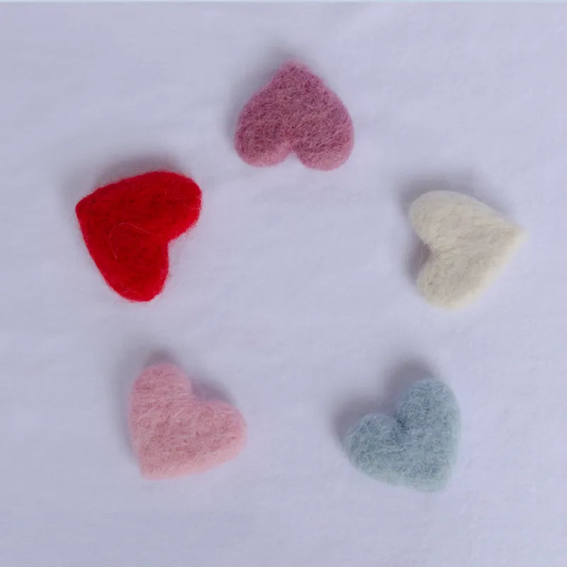 Newborn Photography Props: Love Heart Accessories (5pcs/Pack)