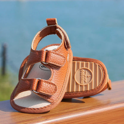 Stylish Non-Slip PU Baby Sandals (Newborn-18 Months)
