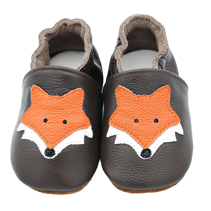 Genuine Leather Soft Sole Baby Shoes: Newborn Moccasins Slippers