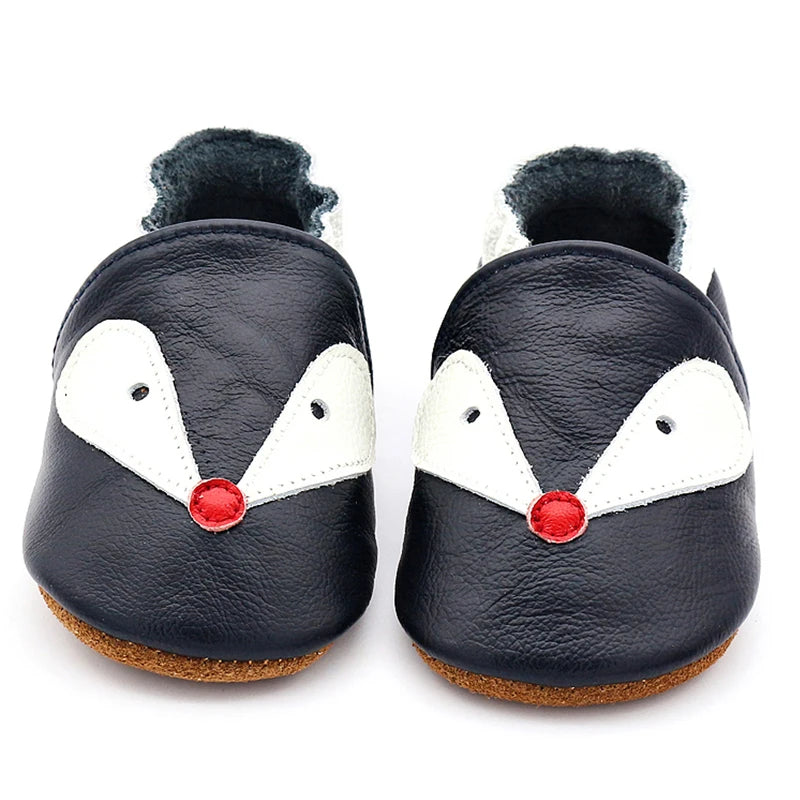 Genuine Leather Soft Sole Baby Shoes: Newborn Moccasins Slippers