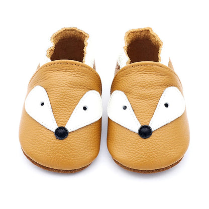 Genuine Leather Soft Sole Baby Shoes: Newborn Moccasins Slippers