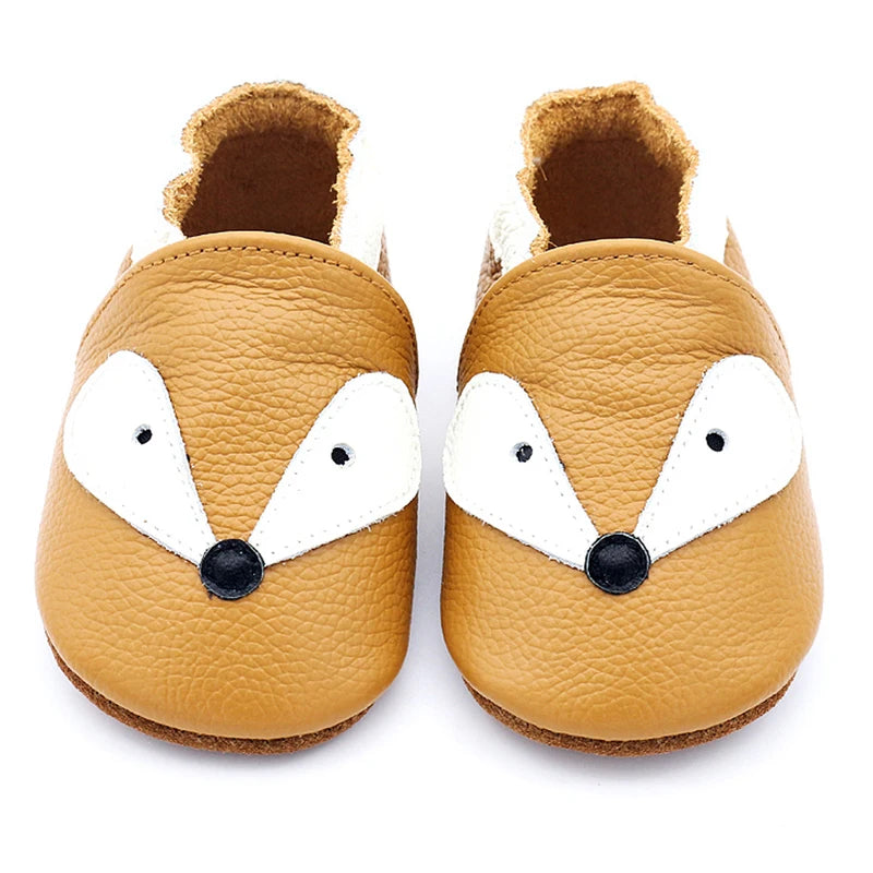 Genuine Leather Soft Sole Baby Shoes: Newborn Moccasins Slippers