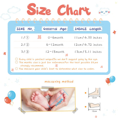 Baby Girls and Boys Cotton Sole Sock Shoes