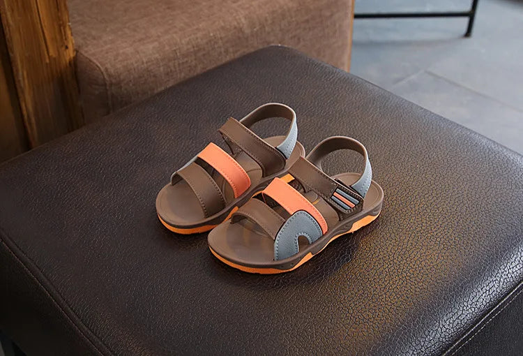 New Summer Boys' Casual Sandals: Soft, Non-slip, and Fashionable