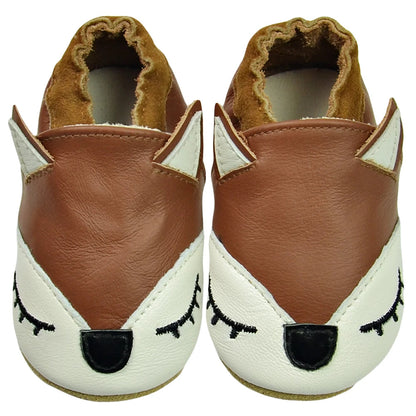 Genuine Leather Soft Sole Baby Shoes: Newborn Moccasins Slippers