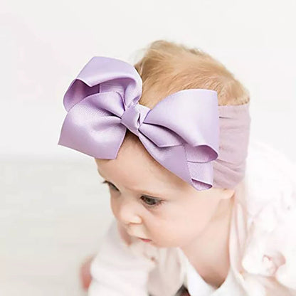 20PCS Soft Baby Headbands with Bows for Babies