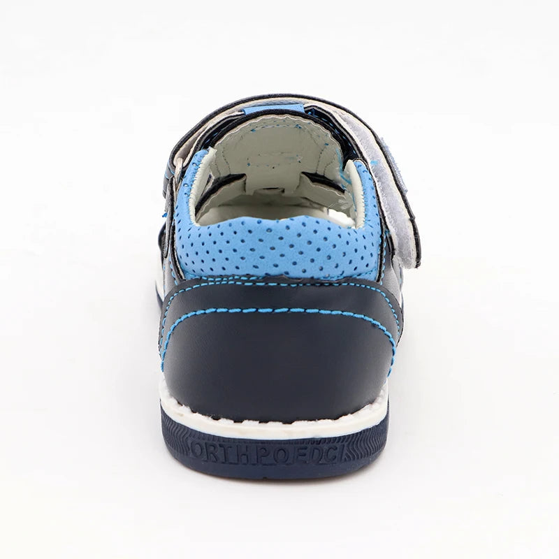 Boys' Eagle Orthopedic Sandals: PU Leather, Closed Toe