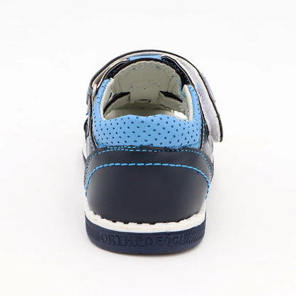Boys' Eagle Orthopedic Sandals: PU Leather, Closed Toe