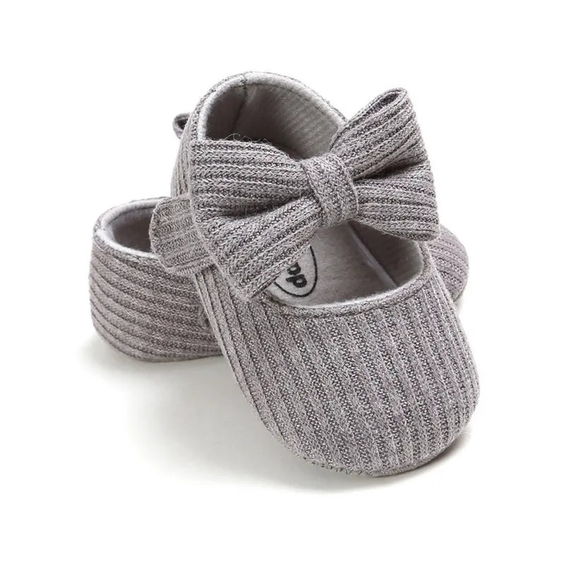 Princess Shoes for Babies: Anti-Slip Bow Sneakers