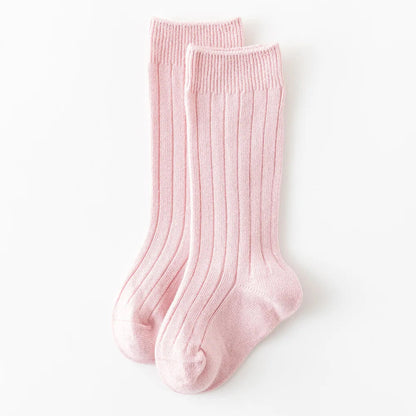 Baby Knee-High Socks: Plain Long Sock (Newborn-4 Years)