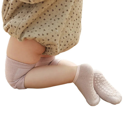 Baby Knee Pads & Anti-Slip Socks Set