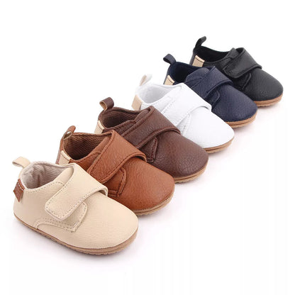 Classic Leather Baby Shoes - Stylish and Anti-Slip Shoes!